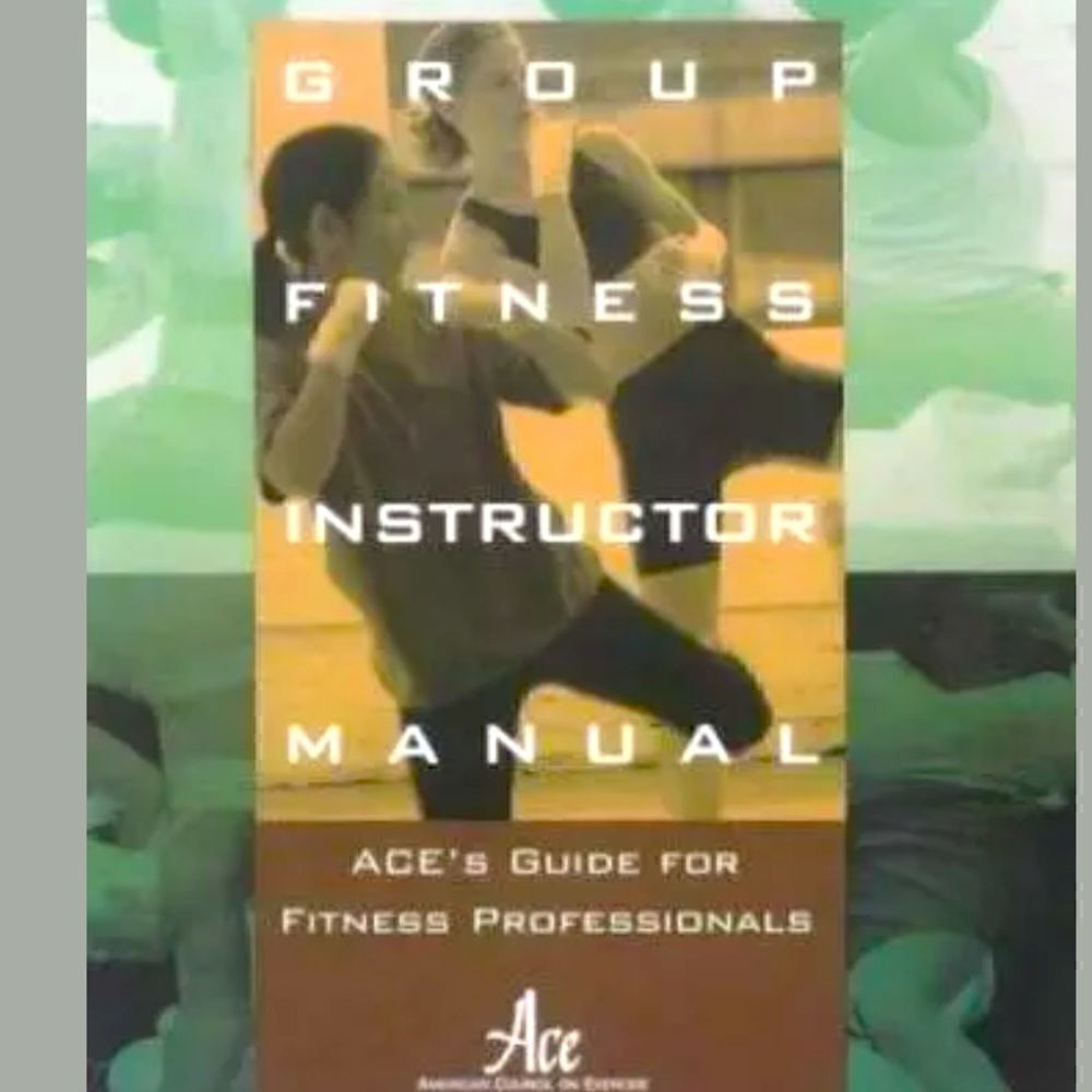 ⭐️Group Fitness Instructor Manual : ACE
